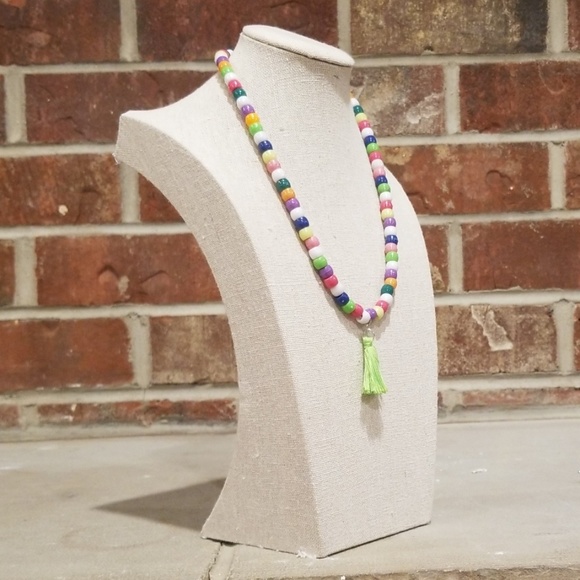 Multicolored Beaded Necklace - Picture 2 of 5